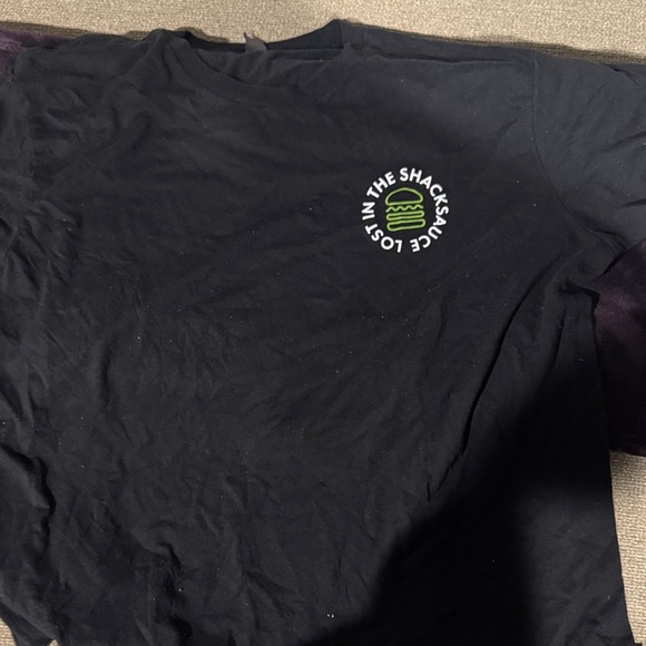 Black Shake Shack T-Shirt - Picture 1 of 2